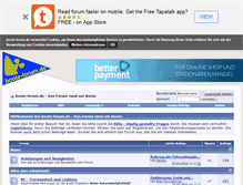 Tablet Screenshot of boote-forum.de